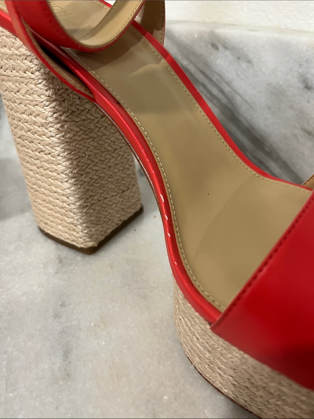Michael Kors Platform Espadrille Sandals with Ankle Strap - Picture 11 of 12